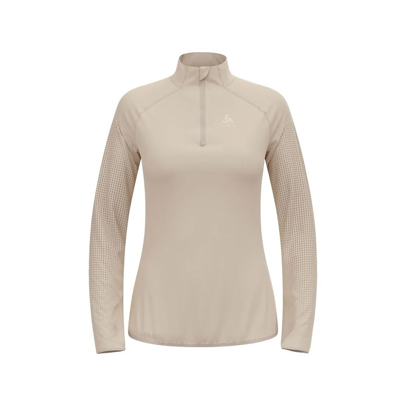 Sweatshirt Odlo MID LAYER HZ ZEROWEIGHT WARM Silver Clou