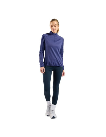 Sweatshirt Odlo MID LAYER 1/2 ZIP ZW WARM Skipper Blue
