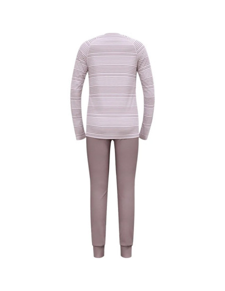 Balíček Odlo SET LONG ACT WARM SET Misty Lilac - Gray