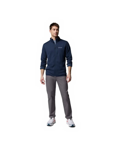 Fleeceová mikina Columbia ESSENTIAL HIKE GRID FZ Collegiate