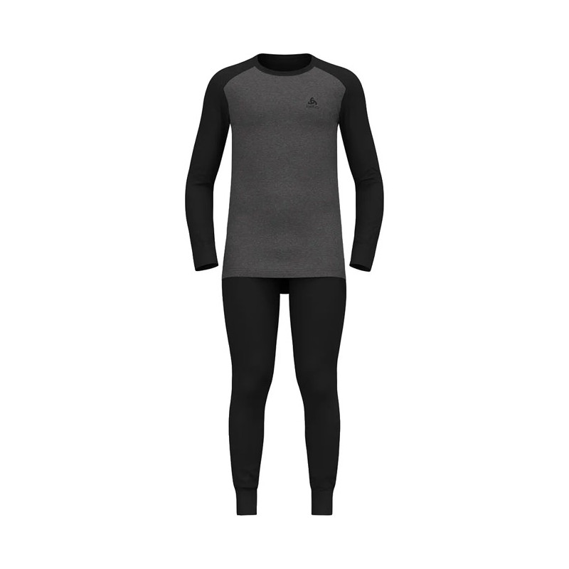 Balíček Odlo SET ACT WARM SPECIAL SET Black - Dark Gr