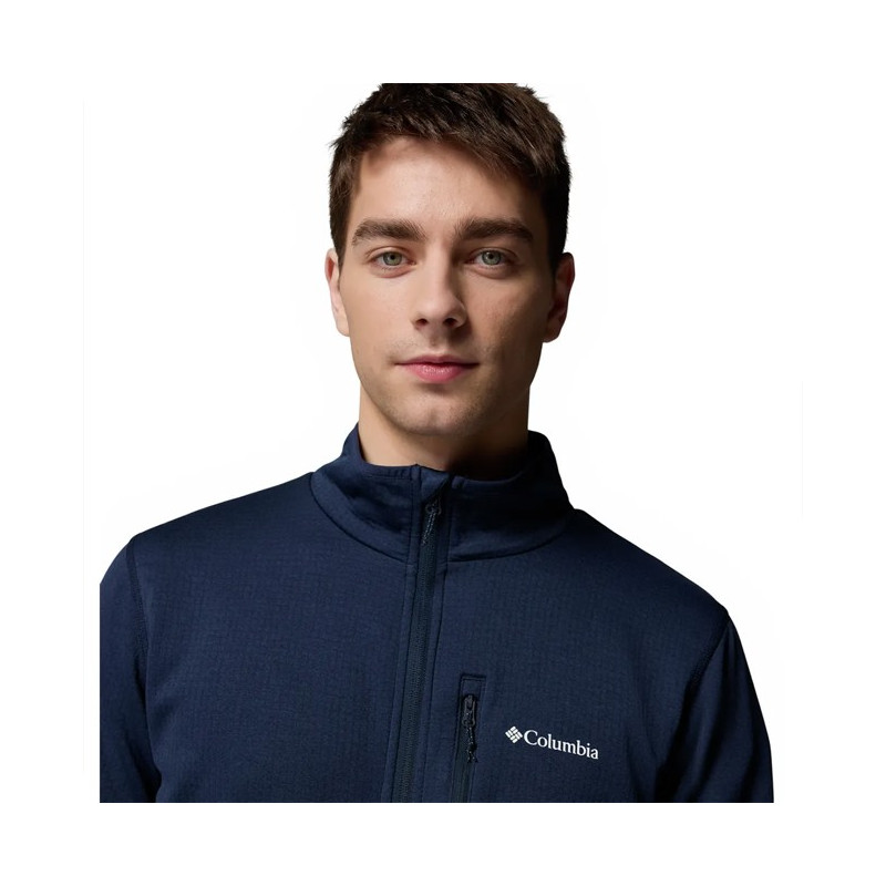 Fleece Columbia ESSENTIAL HIKE GRID FZ Collegiate