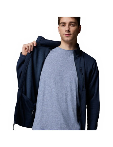 Polar Fleece Columbia ESSENTIAL HIKE GRID FZ Collegiate