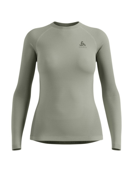 Majica s kratkimi rokavi Odlo BL TOP CREW LS PERF WARM Shadow