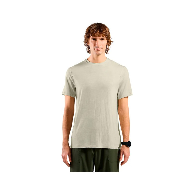 Koszulka Odlo CREW SS MERINO 160 PLAIN TEE Agate Gray