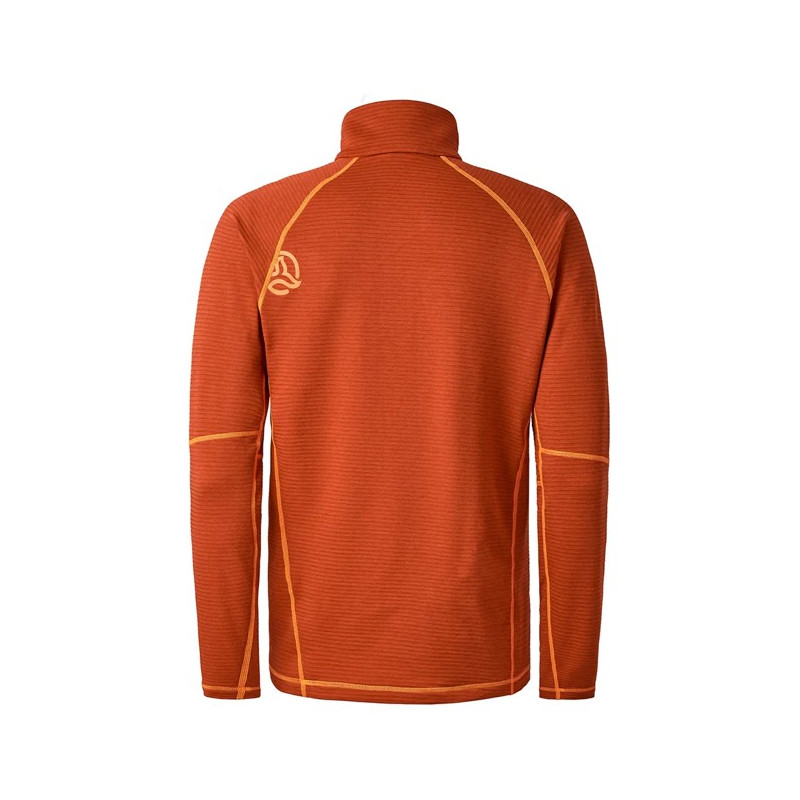 Podszewka polarowa Ternua MOMHILL 1/2 ZIP M Deep Ginger/Autumn Glo