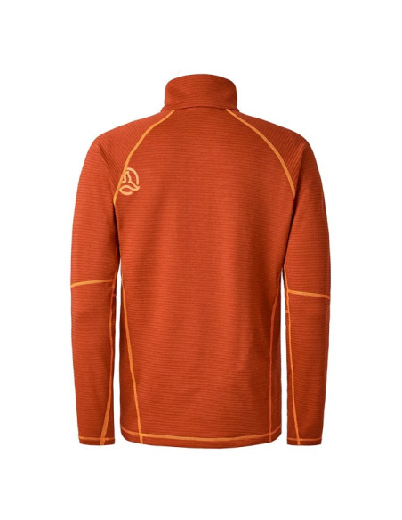 Polaire Ternua MOMHILL 1/2 ZIP M Deep Ginger/Autumn Glo