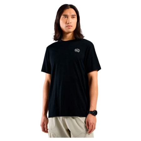 T-shirt Odlo CREW SS RAINCLOUD MERINO 160 Bla