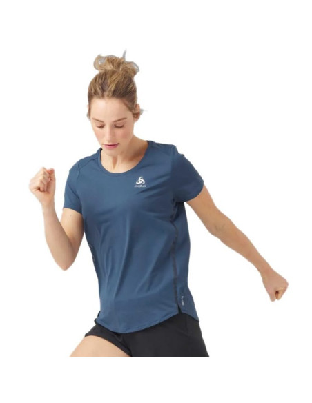 Marškinėliai Odlo CREW S/S ZEROWEIGHT CHILL-T Blue