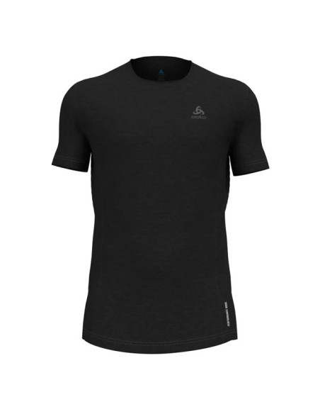 Marškinėliai Odlo TOP CREW S/S NATURAL PERFORMANCE Blac