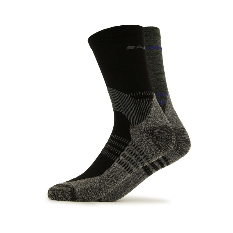 Chaussettes Salomon Socks ULTRA ACCESS CREW XPAC Anthracite/BLA