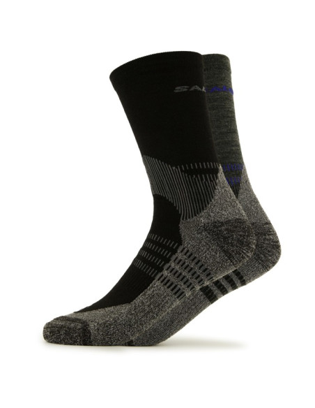 Sokken Salomon Socks ULTRA ACCESS CREW XPAC Anthracite/BLA