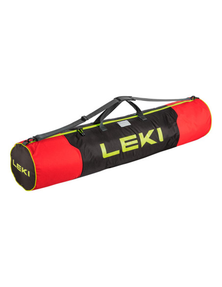 Taske Leki POLE BAG Bright Red-Black-Neonyellow