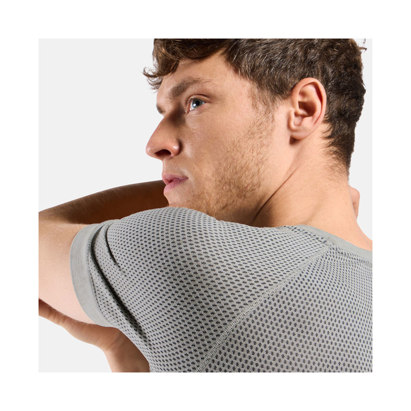 Koszulka Odlo BL TOP CREW SS PERF LIGHT-RAIN DYE Vetiv