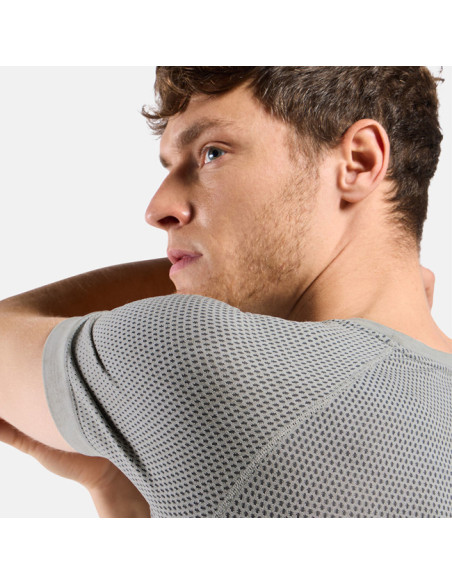 Koszulka Odlo BL TOP CREW SS PERF LIGHT-RAIN DYE Vetiv