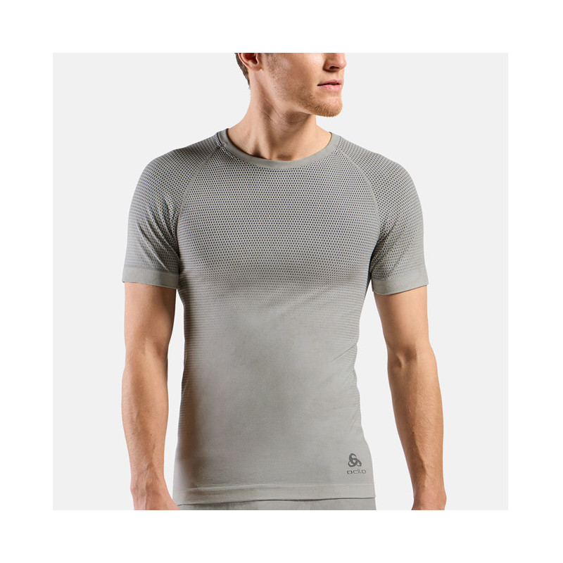 Koszulka Odlo BL TOP CREW SS PERF LIGHT-RAIN DYE Vetiv