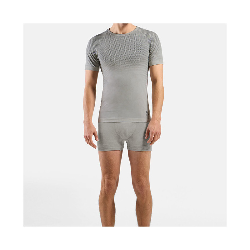 Koszulka Odlo BL TOP CREW SS PERF LIGHT-RAIN DYE Vetiv