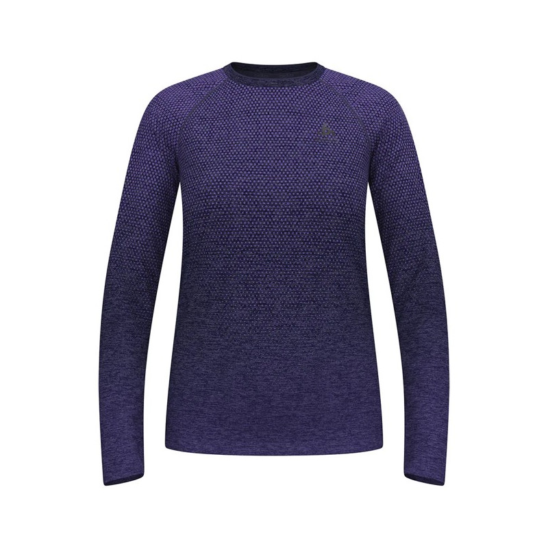 T-paita Odlo CREW LS ESSENTIAL SEAMLESS Eclipse Melan