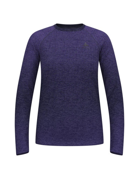 T-paita Odlo CREW LS ESSENTIAL SEAMLESS Eclipse Melan