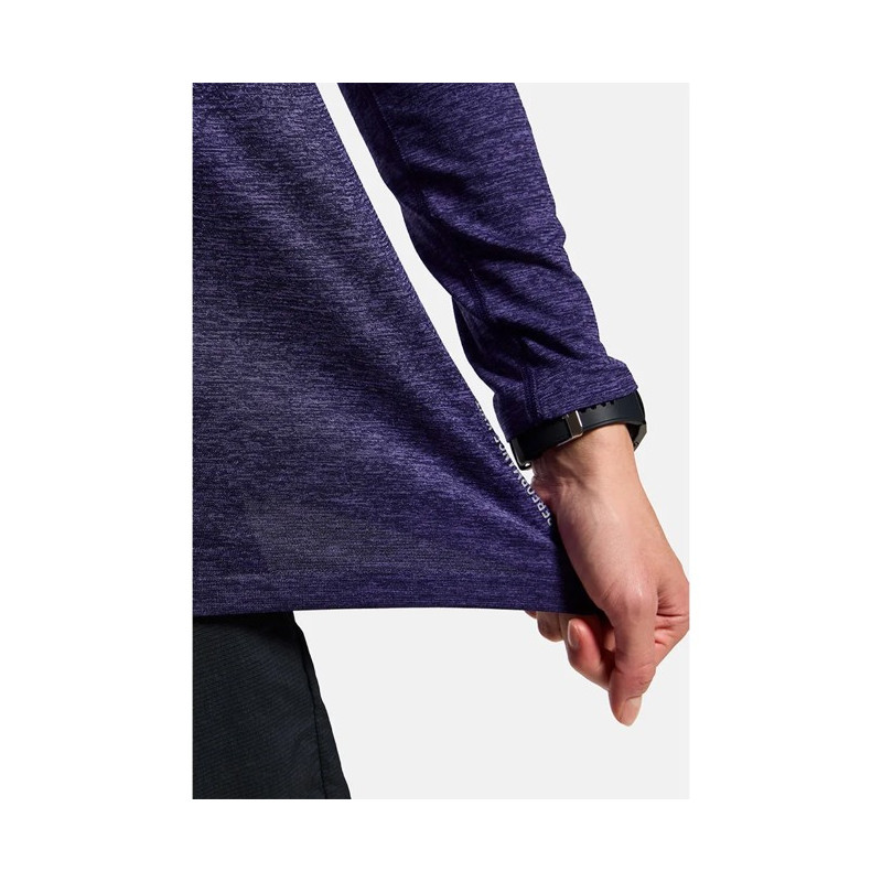 T-shirt Odlo CREW LS ESSENTIAL SEAMLESS Eclipse Melan