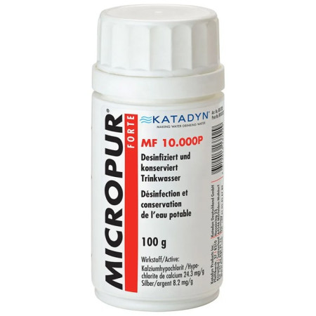 Pastilhas Katadyn FORTE MF 10'000P (100 G)