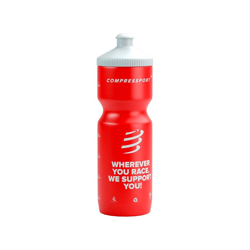 Butelka Compressport Bio Cycling Bottle Red/White