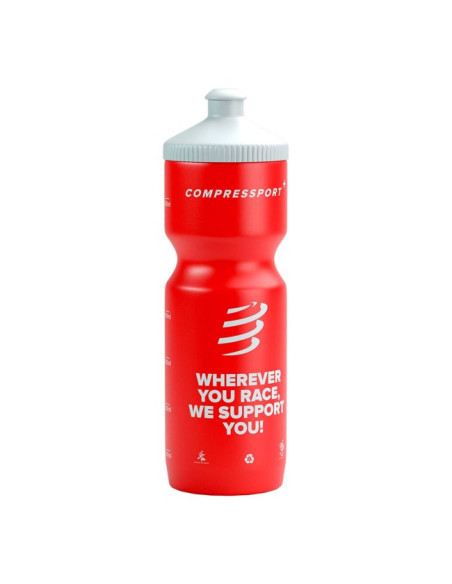 Pullo Compressport Bio Cycling Bottle Red/White