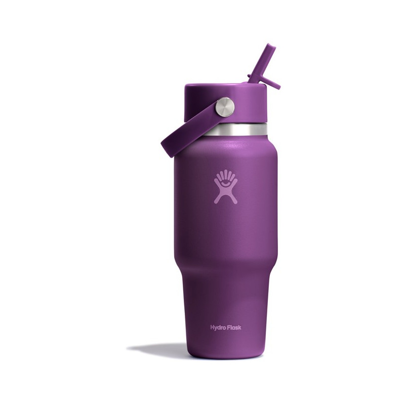 Gertuvė Hydro Flask 24 OZ WIDE FLEX STRAW BOTTLE BEACHPLUM