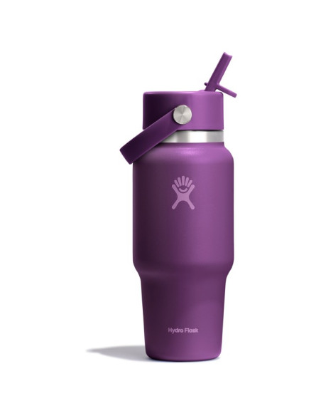 Flasche Hydro Flask 24 OZ WIDE FLEX STRAW BOTTLE BEACHPLUM