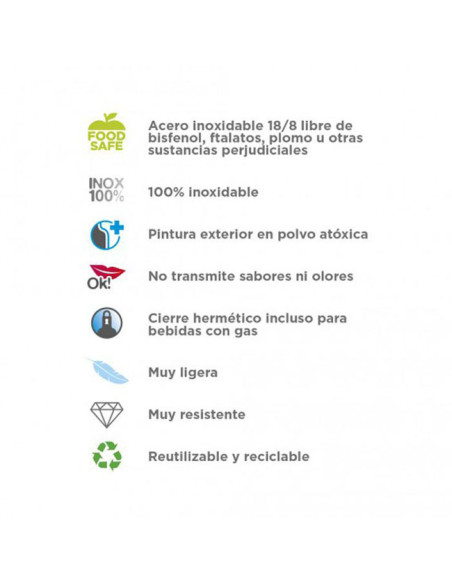 Kantina Laken Acero INOX Basic 1l S/S