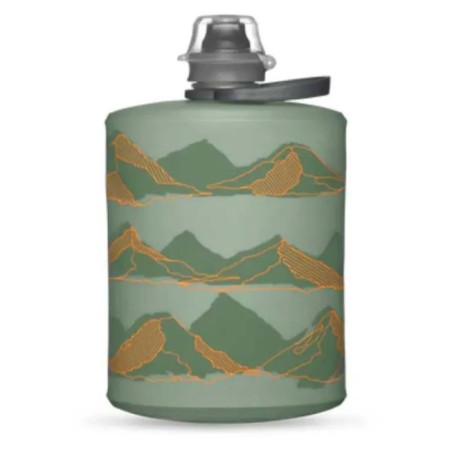 Garrafa Hydrapak STOW 500ml verde montañas