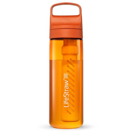 Pullo Lifestraw 2.0 WATER FILTER BOTTLE 22OZ ORANGE