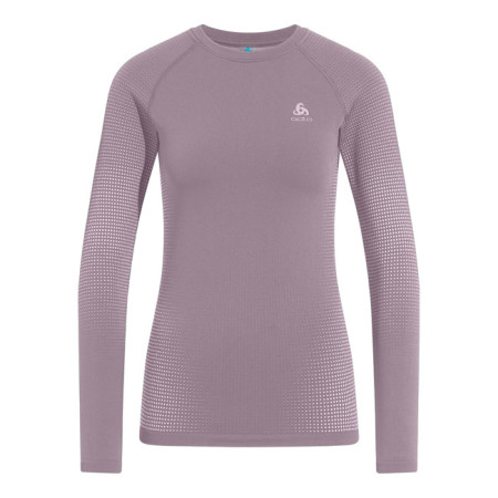 Póló Odlo TOP CREW LS PERF WARM Gray Ridge