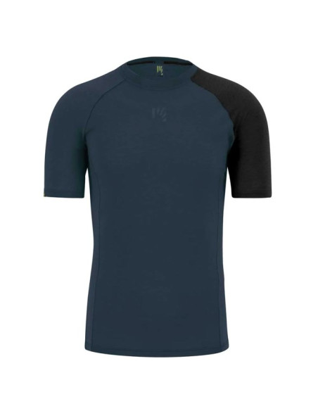 Majica s kratkimi rokavi Karpos DINAMICO MERINO 130 Midnight/Bla