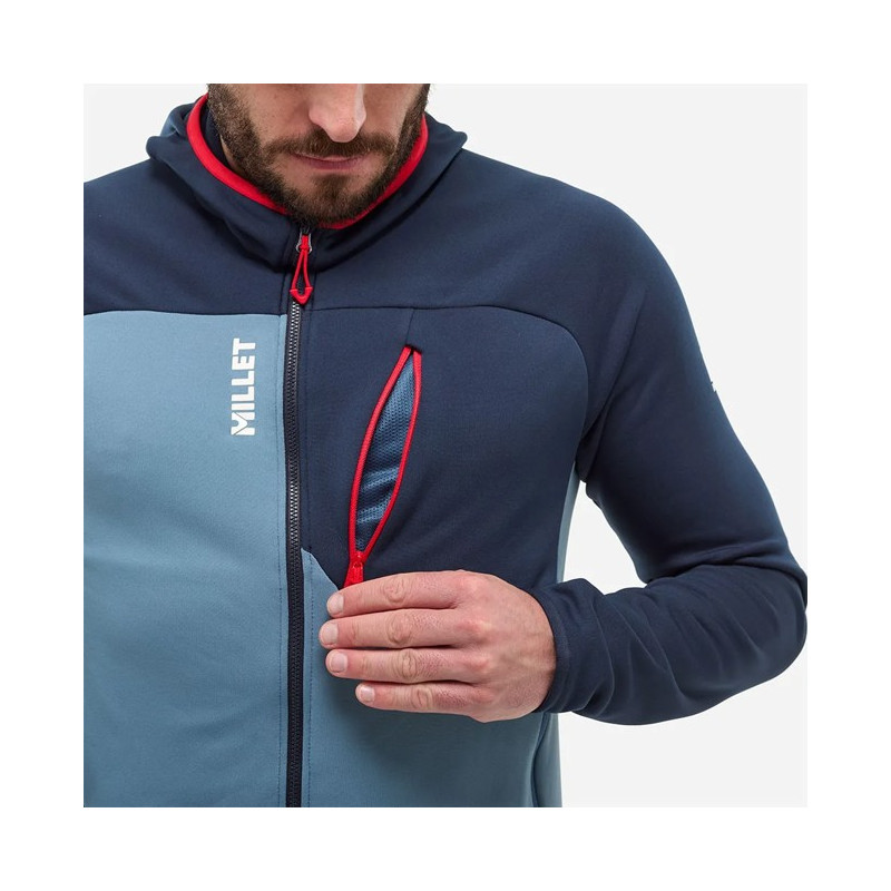 Forro polar Millet SENECA FLEECE HOODIE M Coronet Blue/Saph