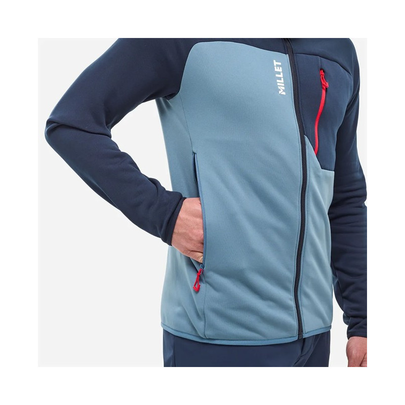 Forro polar Millet SENECA FLEECE HOODIE M Coronet Blue/Saph