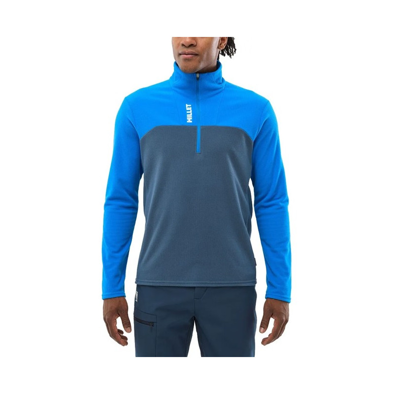 Fleeceová mikina Millet UBIC LIGHTGRID PO M Icon Blue/Dark Denim