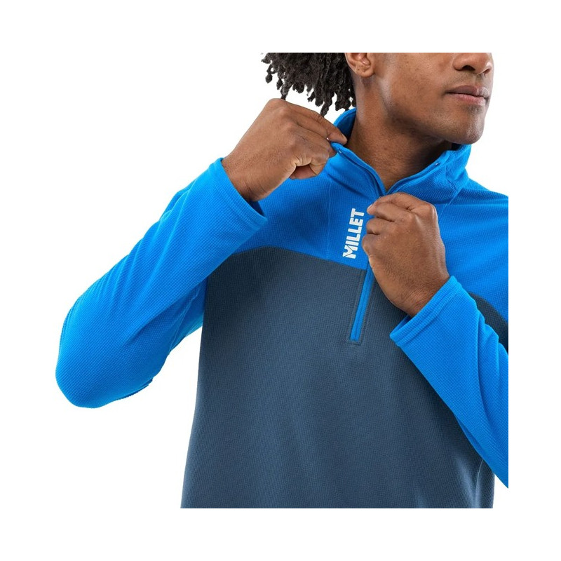 Flisinis megztinis Millet UBIC LIGHTGRID PO M Icon Blue/Dark Denim