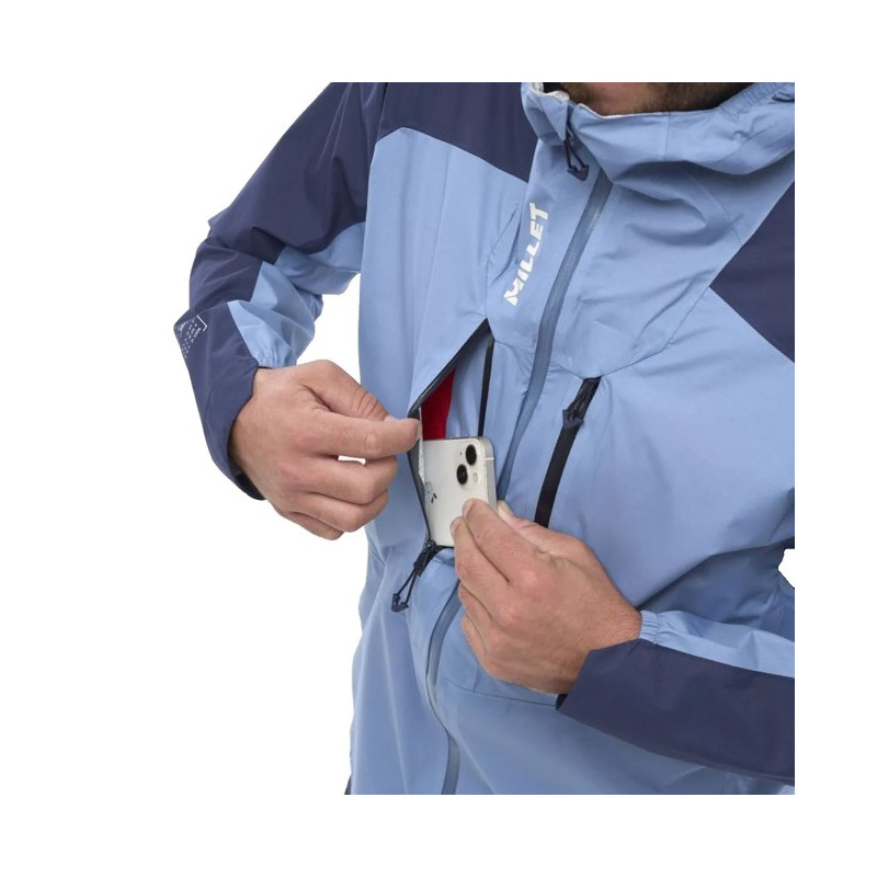 Jakke Millet WANAKA LIGHT 2.5L JKT M Coronet Blue/Sap