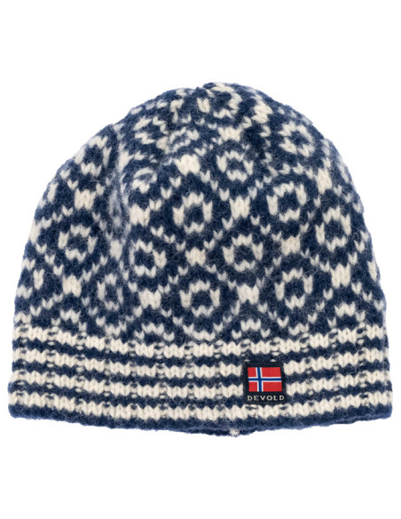 Hut Devold SVALBARD WOOL BEANIE Night/Offwhite