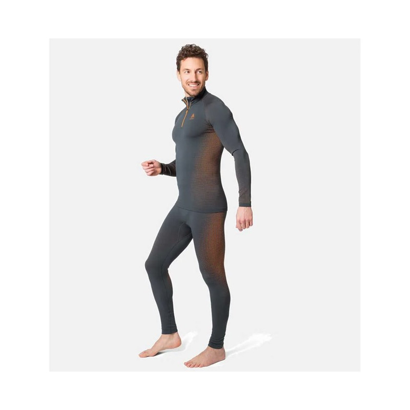 Collant Odlo BL BOTTOM LONG PERF WARM ECO India Ink