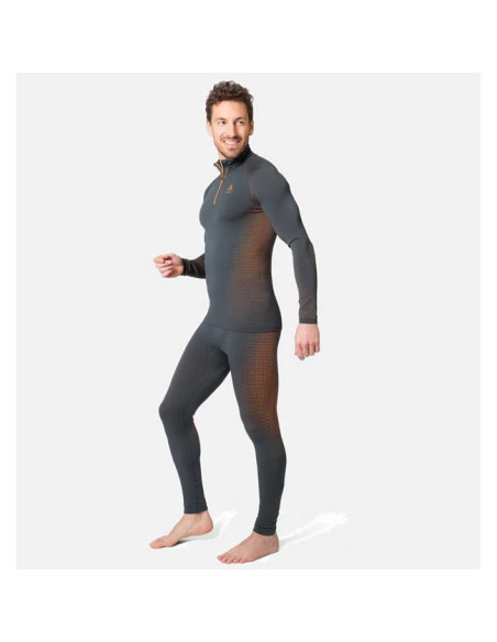 Collant Odlo BL BOTTOM LONG PERF WARM ECO India Ink