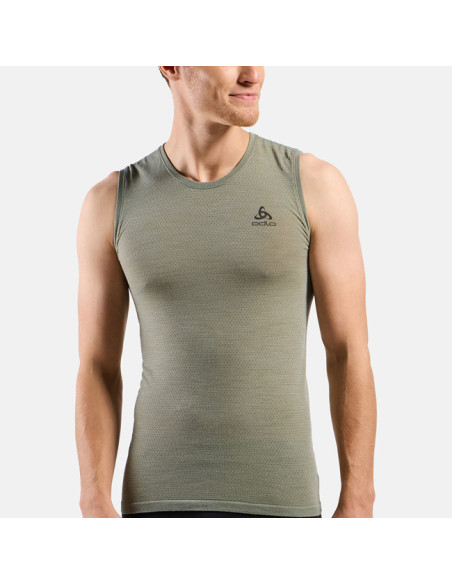 Maglietta Odlo BL TOP CREW SINGLT MERINO PERF LIGHT Vet