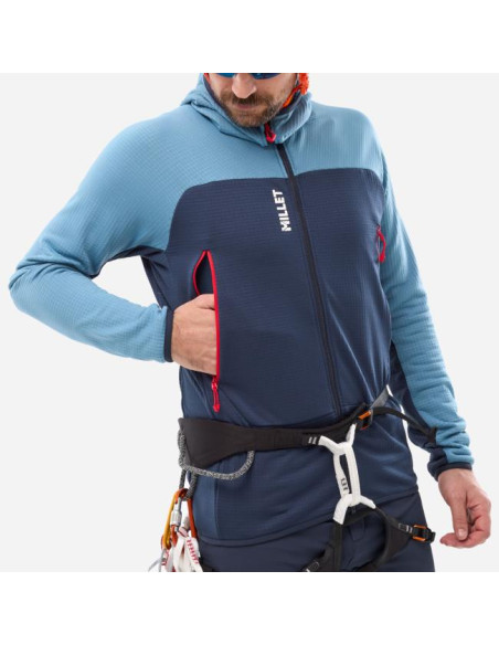 Millet Fusion Grid Hoodie