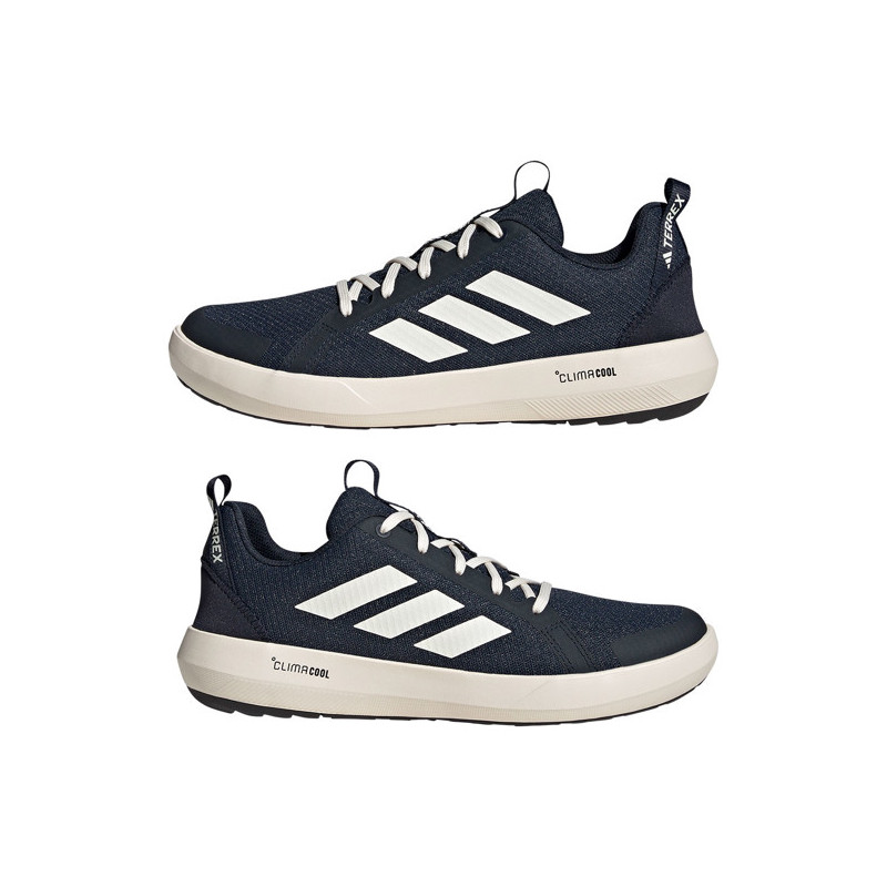Hiking Shoes Adidas BOAT LACE CLIMACOOL Legend Ink/Chalk Wh