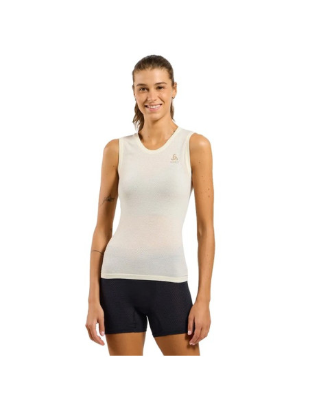 Majica s kratkimi rokavi Odlo TOP SINGLET MERIN PW 140 SEAMLESS Zer