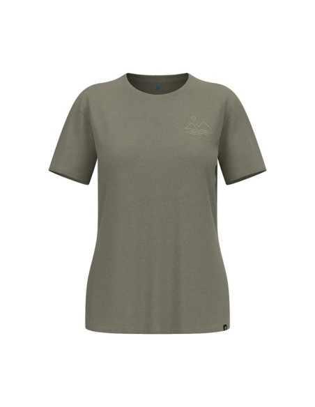 Marškinėliai Odlo CREW SS ASCENT SUN SEA MOUNTAINS Vetiver