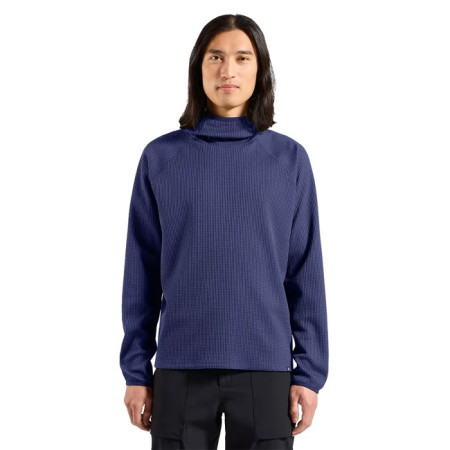 College Odlo MID LAYER HOODY CUBIC Skipper Blue
