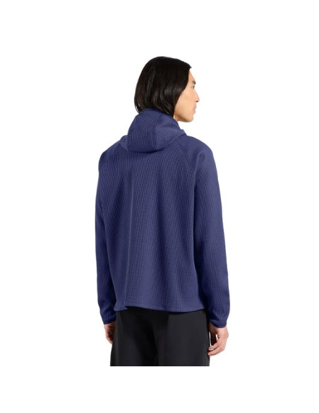 College Odlo MID LAYER HOODY CUBIC Skipper Blue