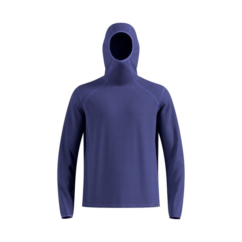 Camisola com capuz Odlo MID LAYER HOODY CUBIC Skipper Blue